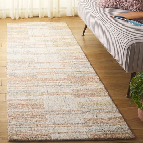 Safavieh Metro 2'-3" x 8'-0" Rug in Ivory / Rust