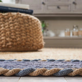 Safavieh Natural Fiber 5'-0" x 8'-0" Rug in Natural / Dark Grey