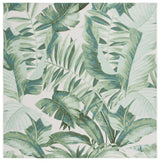 Safavieh Barbados 500 6'-6" x 6'-6" Rug in Green / Teal