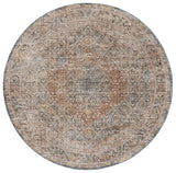 Safavieh Silverado 6'-4" x 6'-4" Rug in Blue / Rust