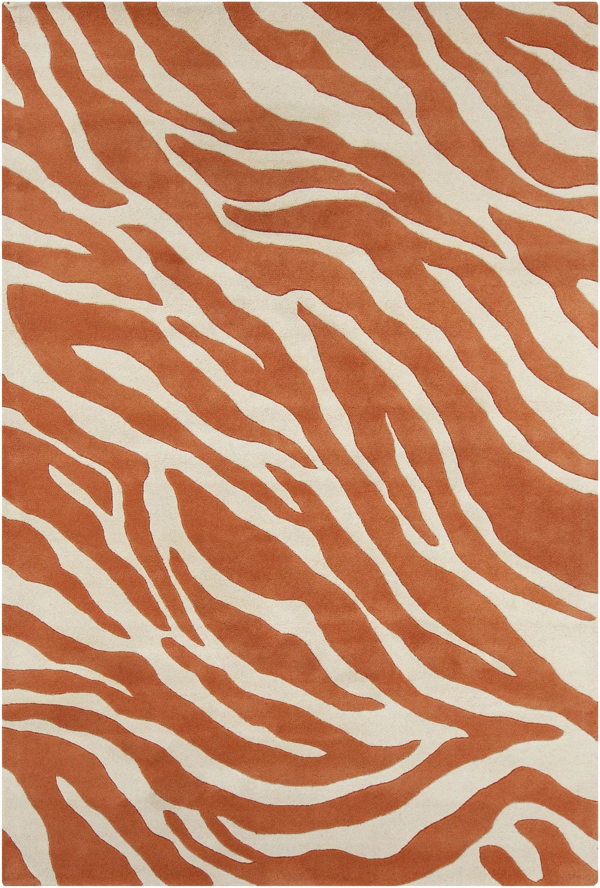 Chandra Stella STE-52180 Orange / White rug, flat view
