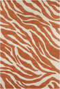 Chandra Stella STE-52180 Orange / White rug, flat view