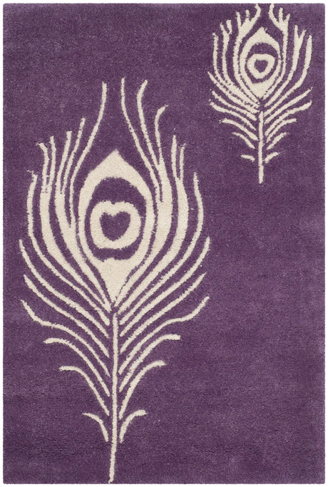 Safavieh Soho 2'-0" x 3'-0" Rug in Purple / Ivory