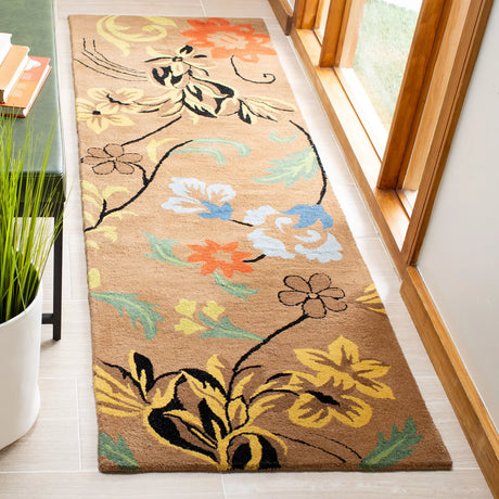 Safavieh Soho 2'-6" x 10'-0" Rug in Brown / Multi