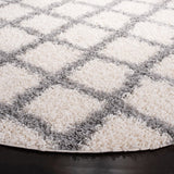 Safavieh Sgd-Dallas Shag 6'-0" x 6'-0" Rug in Ivory / Grey