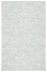 Safavieh Ikat 4'-0" x 6'-0" Rug in Teal / Grey