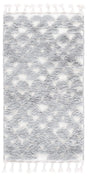 Safavieh Moroccan Tassel Shag 2'-3" x 4'-0" Rug in Grey / Ivory
