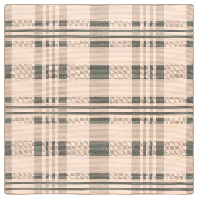 Safavieh Natural Fiber 6'-0" x 6'-0" Rug in Natural / Green