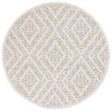 Safavieh Global 6'-7" x 6'-7" Rug in Light Beige / Brown