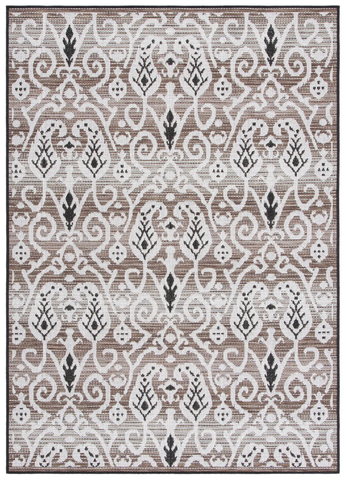 Safavieh Havana 4'-5" x 6'-5" Rug in Light Brown / Ivory
