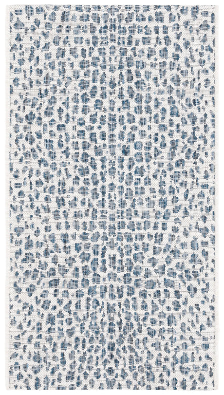 Safavieh Courtyard 2'-0" x 3'-7" Rug in Ivory / Navy
