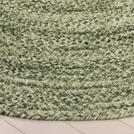 Safavieh Braided 3'-0" x 3'-0" Rug in Green