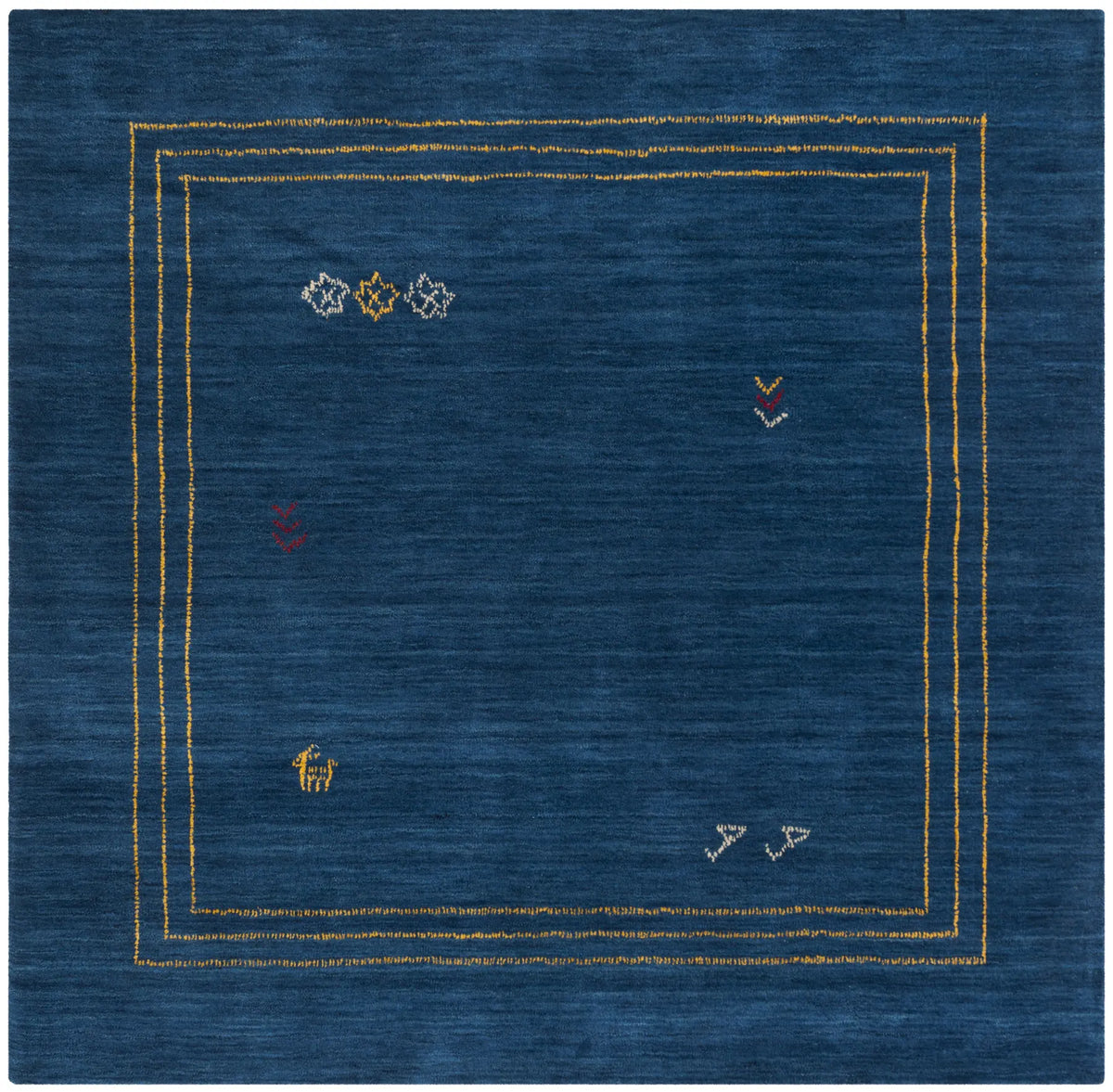 Safavieh Himalaya 6'-0" x 6'-0" Rug in Blue / Multi