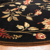 Safavieh Lyndhurst 5'-3" x 5'-3" Rug in Black / Multi