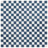Safavieh Martha Stewart 6'-0" x 6'-0" Rug in Blue / Ivory