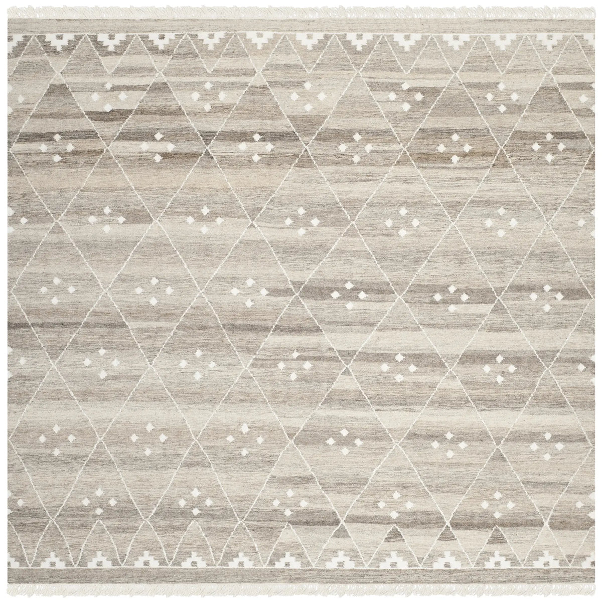 Safavieh Natural Kilim 7'-0" x 7'-0" Rug in Natural / Ivory