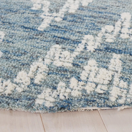 Safavieh Metro 6'-0" x 6'-0" Rug in Natural / Blue