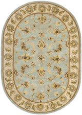 Safavieh Heritage 4'-6" x 6'-6" Rug in Light Blue / Beige