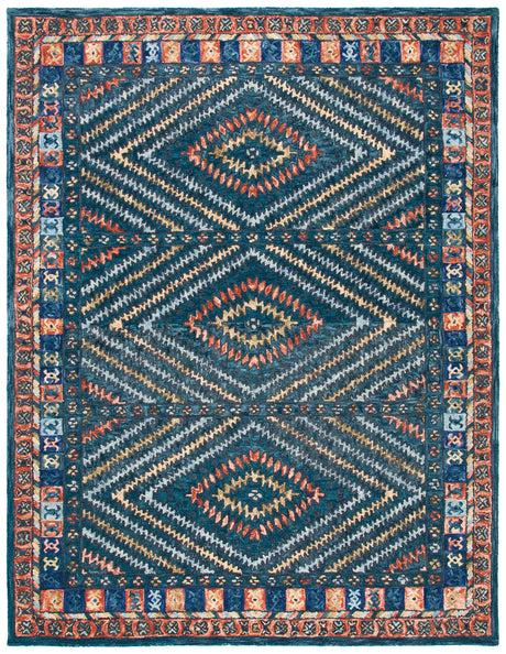 Safavieh Aspen 10'-0" x 14'-0" Rug in Rust / Green