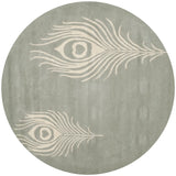 Safavieh Soho 6'-0" x 6'-0" Rug in Grey / Ivory
