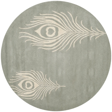 Safavieh Soho 6'-0" x 6'-0" Rug in Grey / Ivory