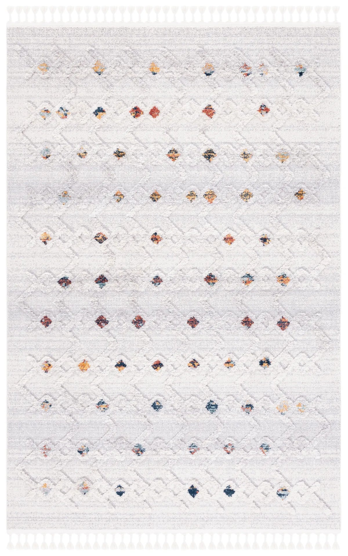 Safavieh Marrakesh 4'-0" x 6'-0" Rug in Grey / Light Grey