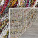 Safavieh Fiesta Shag 4'-0" x 6'-0" Rug in Multi