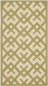 Safavieh Courtyard 2'-7" x 5'-0" Rug in Beige / Green