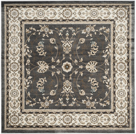Safavieh Lyndhurst 7'-0" x 7'-0" Rug in Grey / Cream