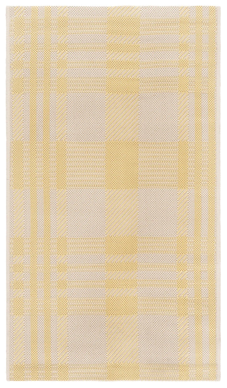 Safavieh Courtyard 2'-0" x 3'-7" Rug in Gold / Beige