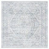 Safavieh Brentwood 6'-7" x 6'-7" Rug in Light Grey / Ivory