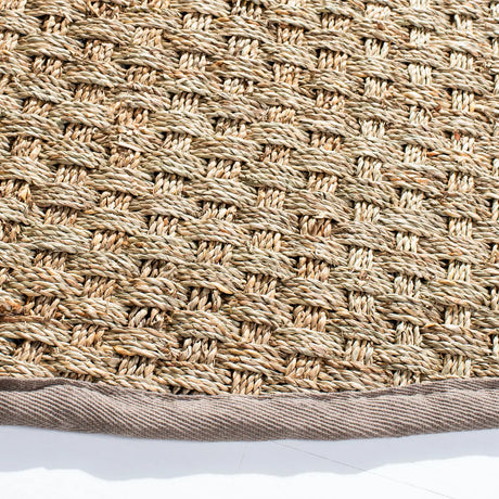 Safavieh Natural Fiber 10'-0" x 10'-0" Rug in Natural / Grey