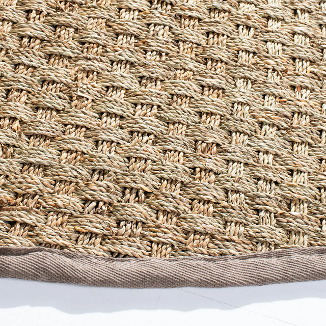 Safavieh Natural Fiber 10'-0" x 10'-0" Rug in Natural / Grey