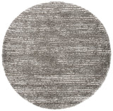 Safavieh Hudson Shag 7'-0" x 7'-0" Rug in Grey / Ivory
