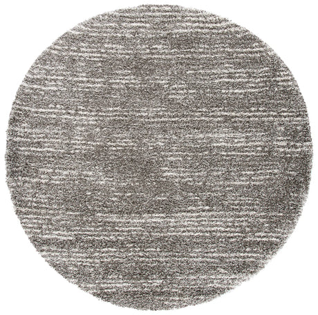Safavieh Hudson Shag 7'-0" x 7'-0" Rug in Grey / Ivory