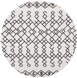 Safavieh Cedar Brook 6'-0" x 6'-0" Rug in Ivory / Black