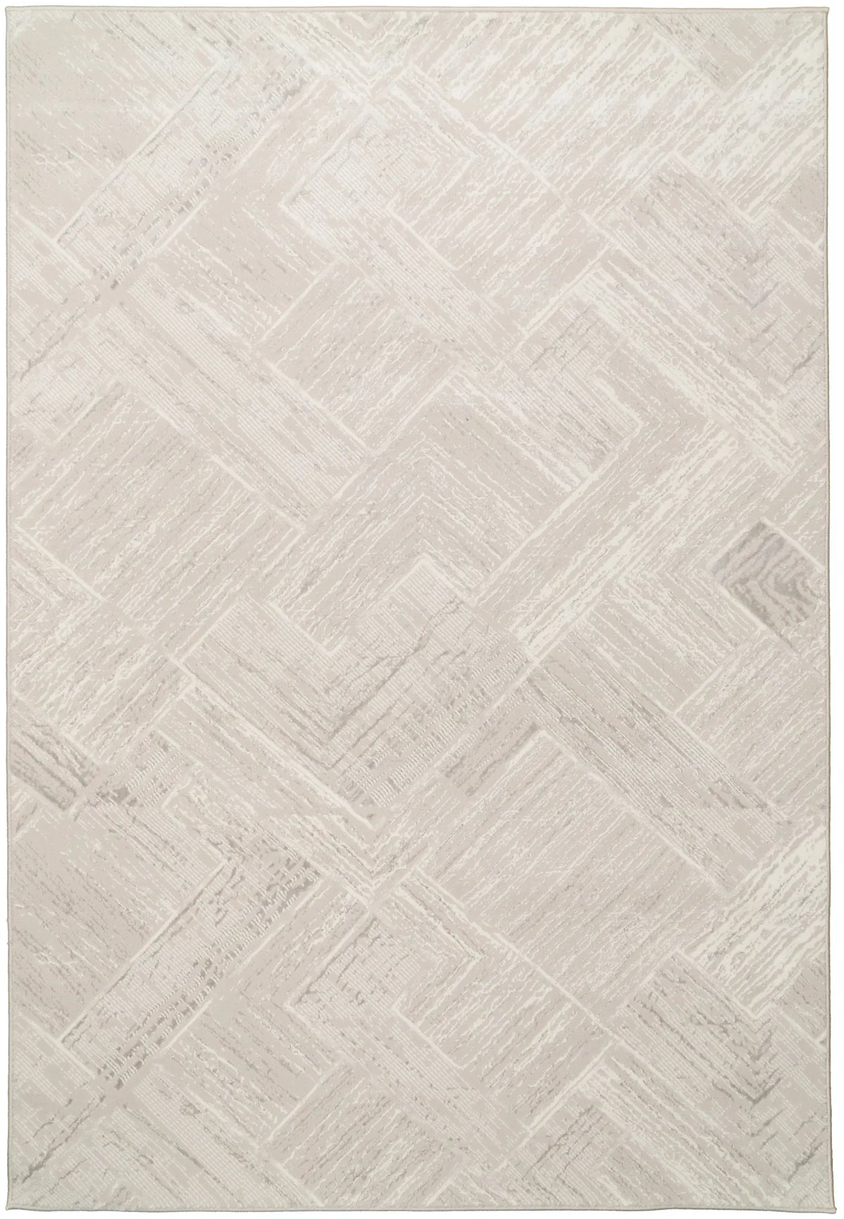 Dynamic Rugs Atlas 2575 Power Loomed Modern Grey/Ivory Rug - Rectangular
