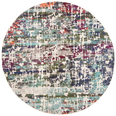Safavieh Madison 6'-7" x 6'-7" Rug in Blue / Green