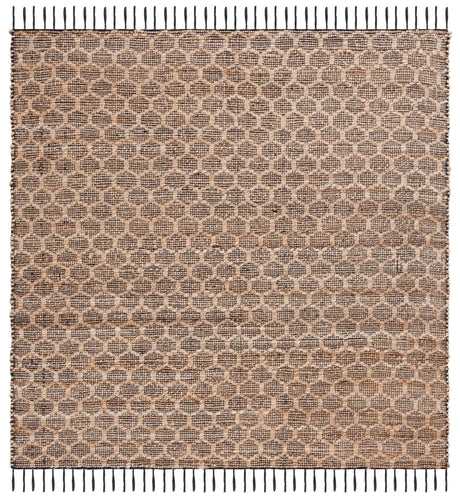 Safavieh Cape Cod 6'-0" x 6'-0" Rug in Black / Natural