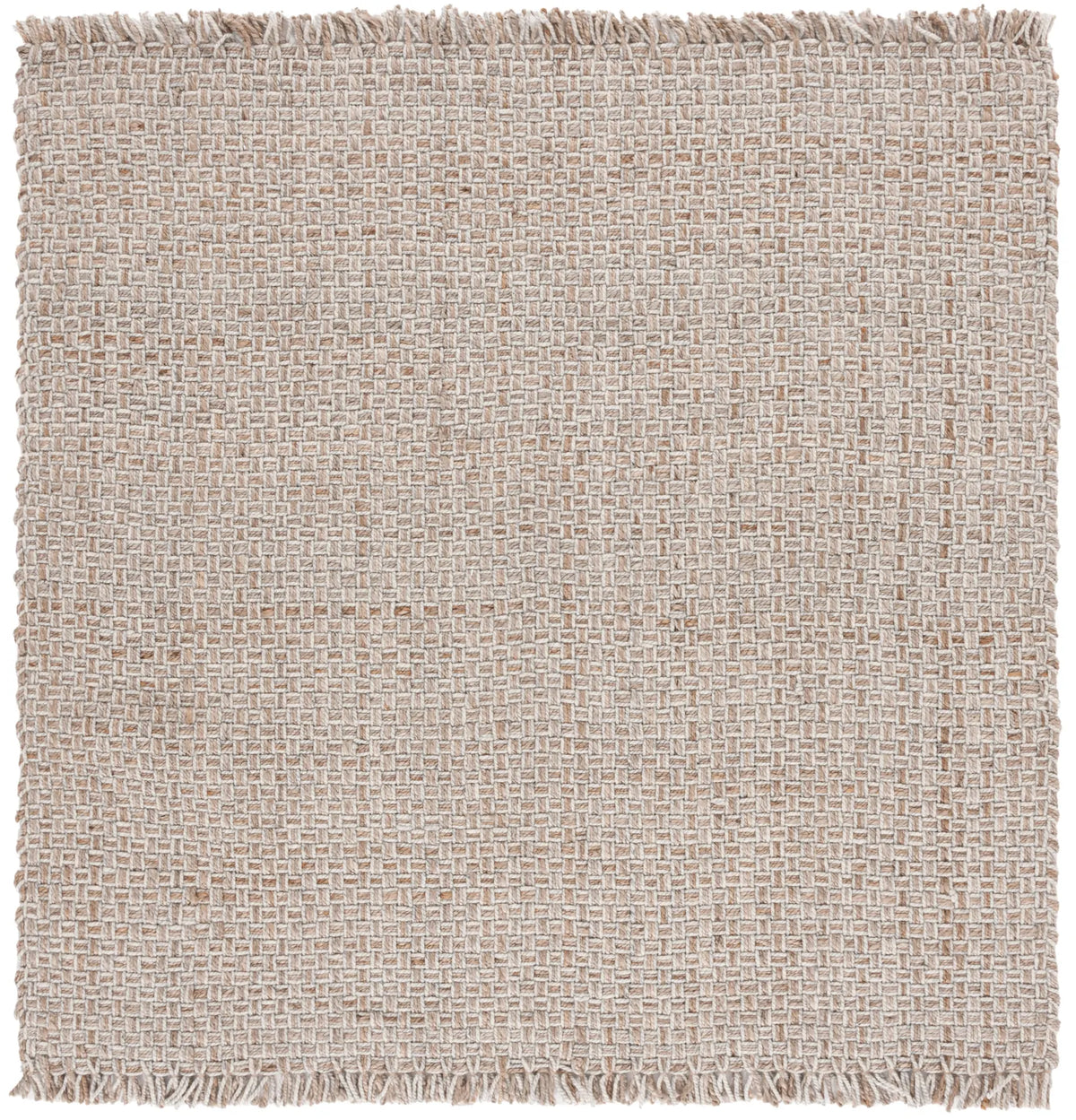 Safavieh Natural Fiber 6'-0" x 6'-0" Rug in Natural / Grey