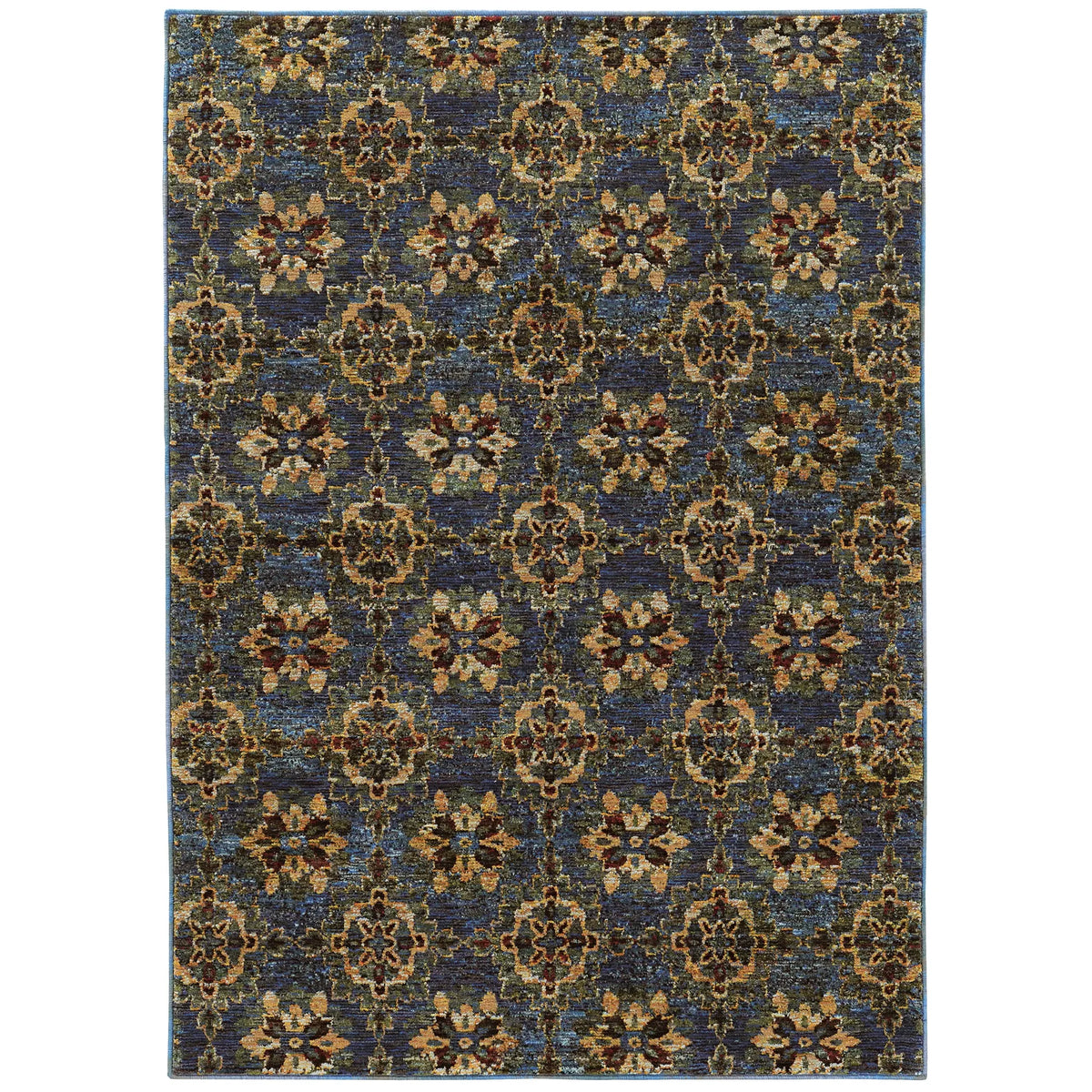 Oriental Weavers Sphinx Andorra 6883C Blue/Gold Rugs - main flat