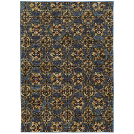 Oriental Weavers Sphinx Andorra 6883C Blue/Gold Rugs - main flat