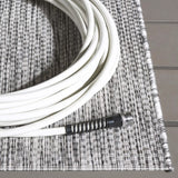 Safavieh Courtyard 4'-0" x 5'-7" Rug in Ivory / Dark Grey