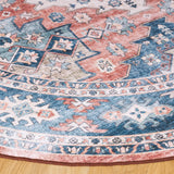 Safavieh Arizona 6'-0" x 6'-0" Rug in Blue / Rust