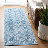 Safavieh Montauk 2'-3" x 7'-0" Rug in Blue / Ivory