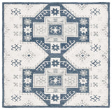 Safavieh Metro 6'-0" x 6'-0" Rug in Ivory / Dark Grey