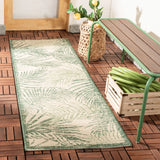 Safavieh Courtyard 2'-3" x 10'-0" Rug in Beige / Green
