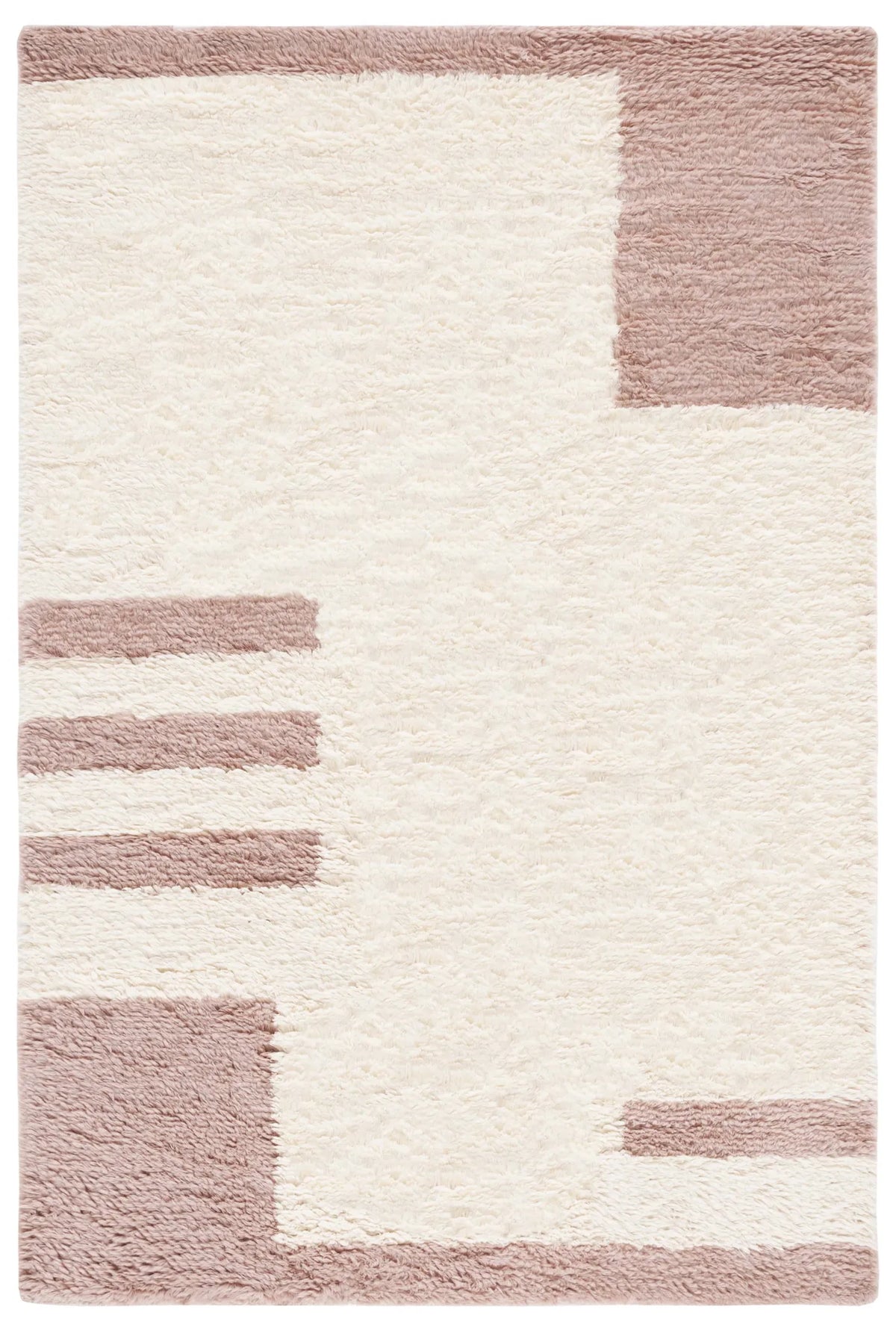 Safavieh Casablanca 4'-0" x 6'-0" Rug in Pink / Ivory