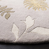 Safavieh Soho 6'-0" x 6'-0" Rug in Light Grey