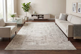 Dynamic Rugs Atlas 2579 Power Loomed Modern Ivory/Beige/Grey Rug - Room